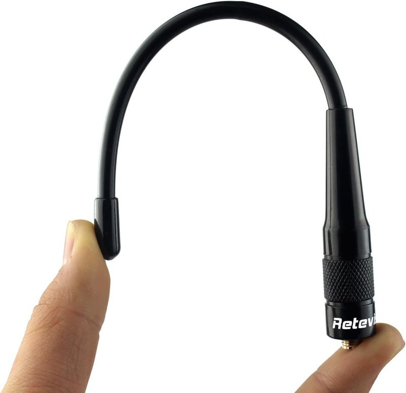 Retevis SMA Female, Ham Radio Antenna, 7.9-inch VHF/UHF 144/430Mhz Whip Antenna, VSWR Less Than 1.5, for RT29 RT86 RA79, Compatible with Baofeng UV-5R 5RM BF-F8HP PRO K5 Plus (1Pack) - Image 5