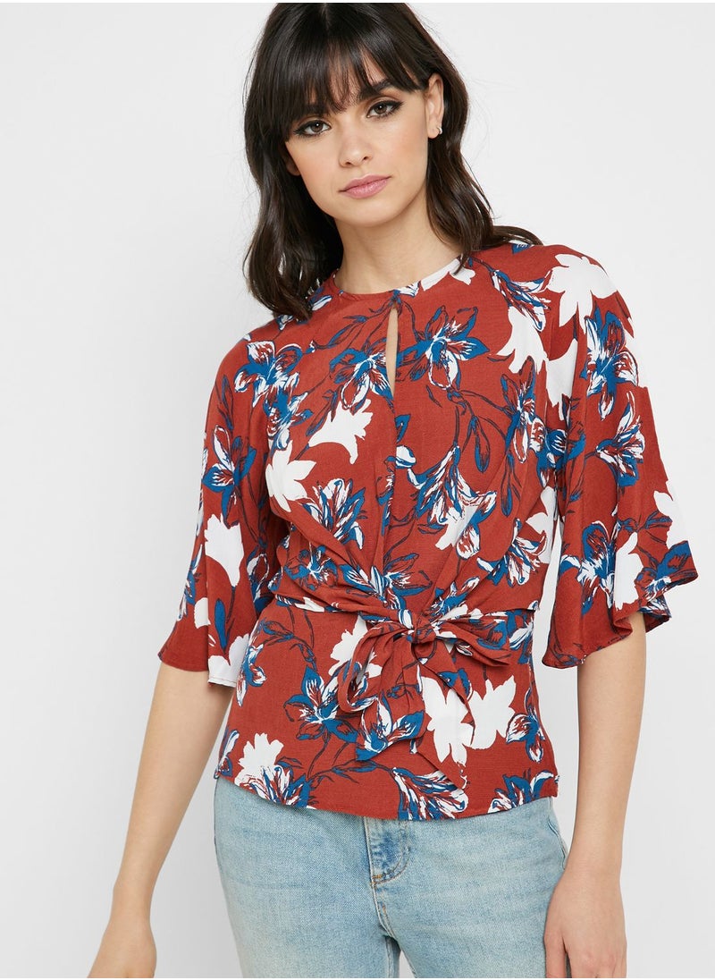 Front Knot Printed Top - pzsku/Z743E27C241246D963A26Z/45/_/1698983919/019d509c-b64a-4e32-98f1-da5b5caa5940