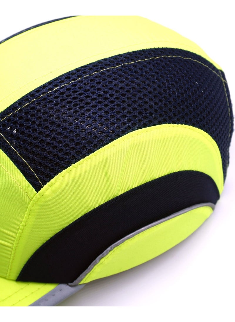 TiTi Shock Absorbing Hat Helmet Cap Yellow - Reflective 7002  - Image 3