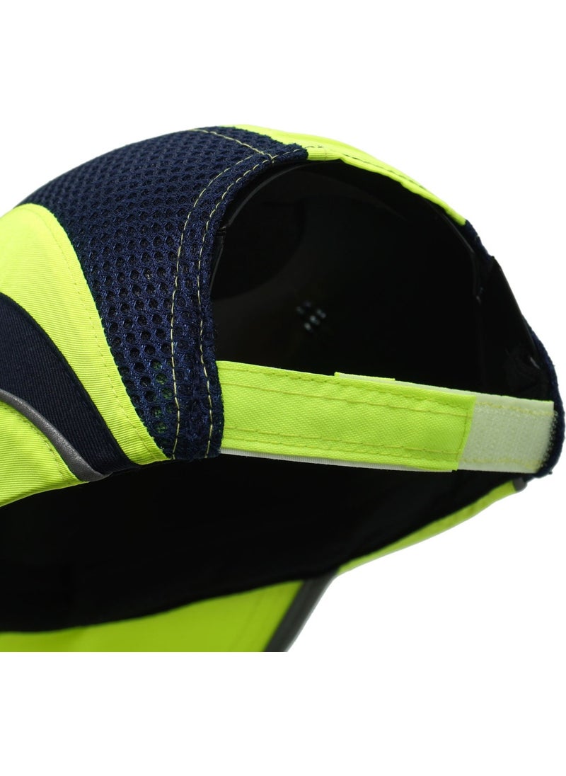 TiTi Shock Absorbing Hat Helmet Cap Yellow - Reflective 7002  - Image 5