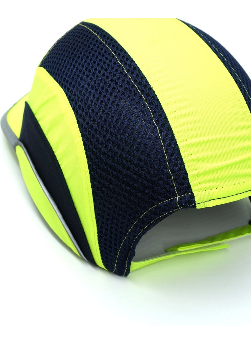 TiTi Shock Absorbing Hat Helmet Cap Yellow - Reflective 7002  - Image 4