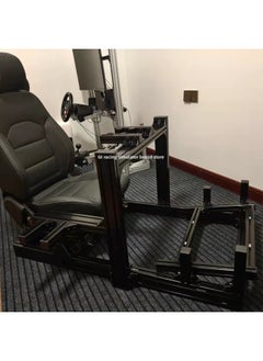 Racing Simulator 40 Aluminum Profile Bracket Seat Can Be Optionally Adapted To Various Direct Drive Base Car Gear Games-Product Color:Floor Mat