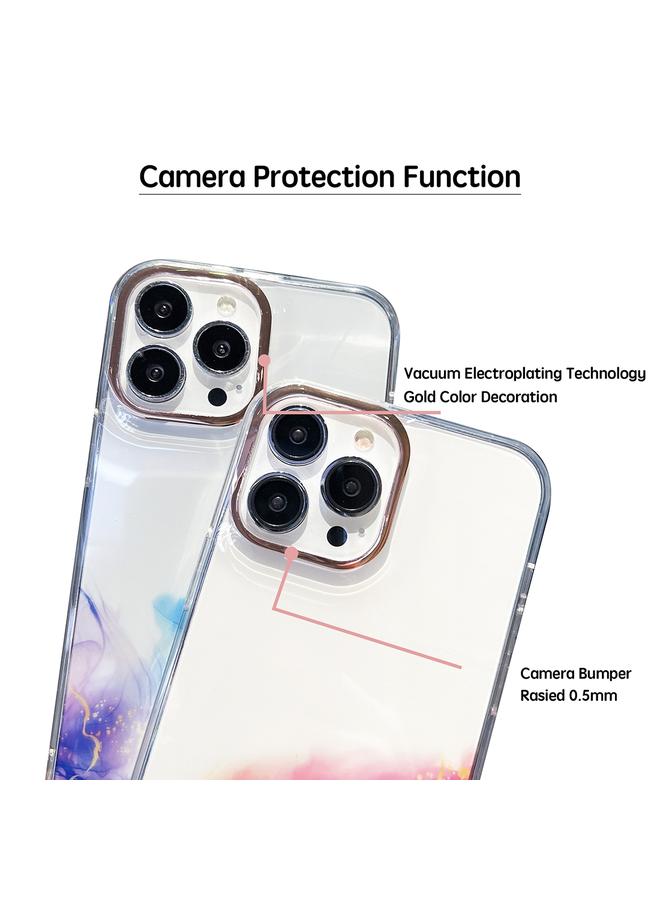 Zaboon Case For iPhone 12 Pro Max Gold Halo Marble Pattern Phone Case - Image 4