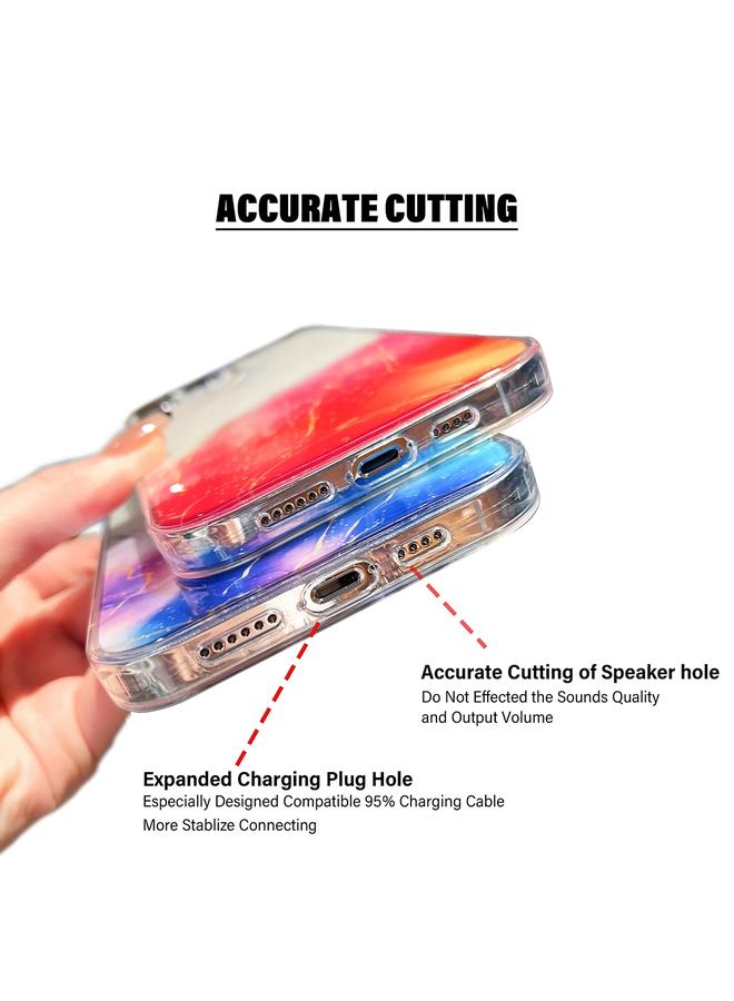 Zaboon Case For iPhone 12 Pro Max Gold Halo Marble Pattern Phone Case - Image 5