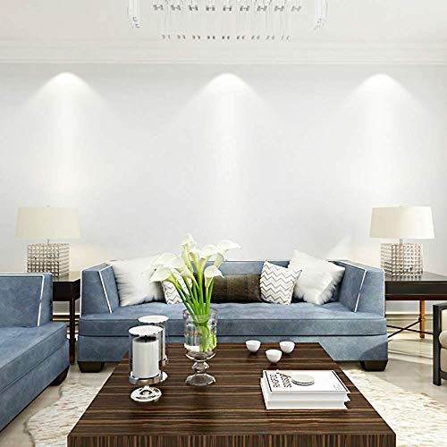 CVANU Vinyl Peel and Stick, Self Adhesive White Wallpaper, 24 x 200 Inch - Image 3