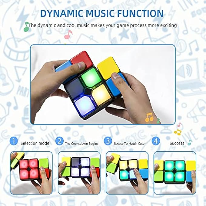 ELECTRONIC HANDHELD GAME | FLIP, SLIDE, AND MATCH THE COLORS TO BEAT THE CLOCK - 4 GAME MODES - MULTIPLAYER FUN,SUPER ADDICTIVE GAME FOR ALL AGES CHALLENGING LEVEL OF FUN FLIP SIDE - Image 5