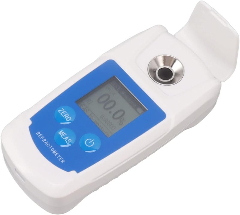 0?55% Digital Refractometer, Automatic Temperature Compensation Refractometer, Coolant Tester for Measuring Fruit Beverage Drinks Sugar Content - Image 1