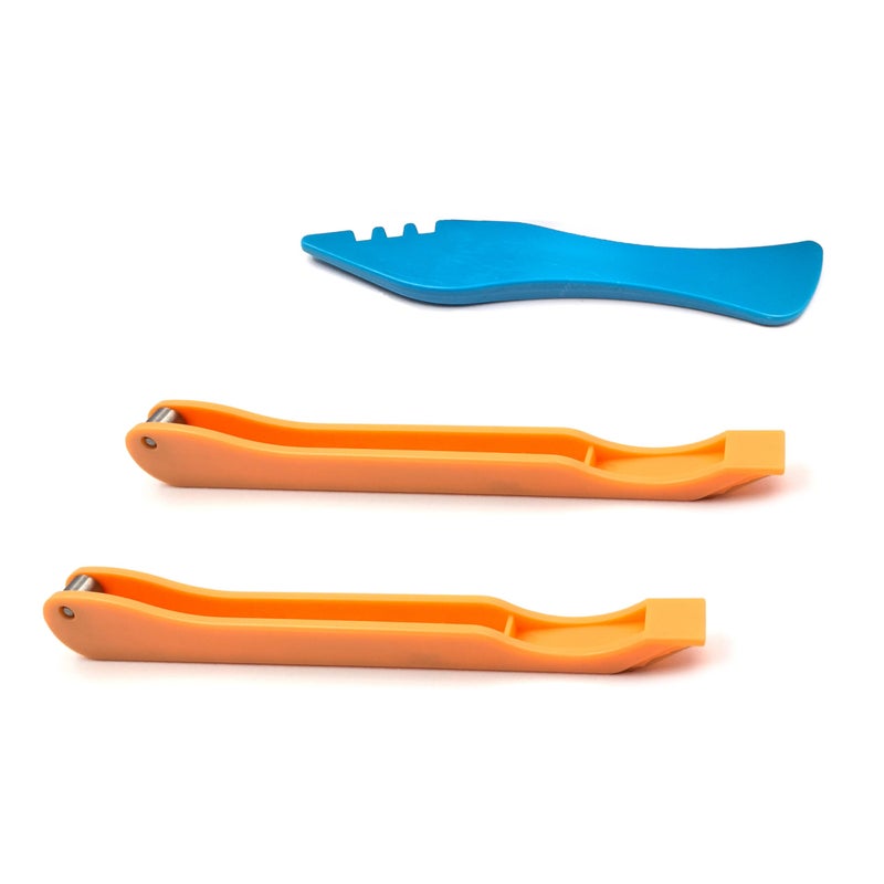 ARTKINGTO Copper Foil Hand Foiler for Stained Glass 732 and 14 Hand Foiler Tool Kits Orange - Image 3