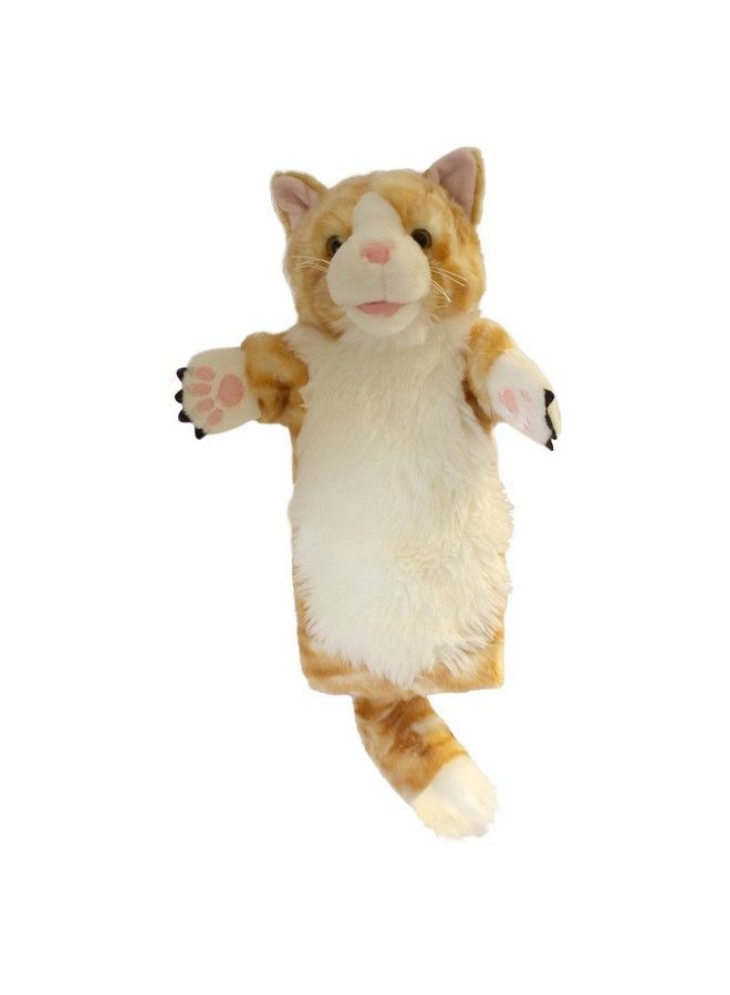 The Puppet Company Long Sleeves Ginger Cat Hand Puppet 15 Inches  - Image 1