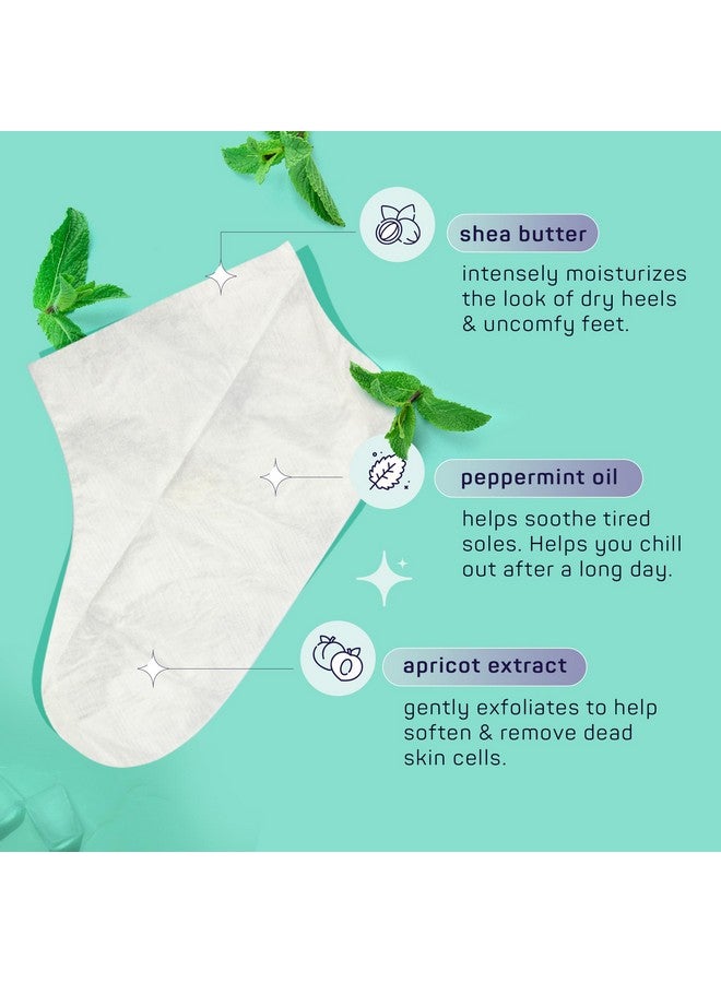 SpaLife SpaLife Men's 12-Piece Spa Set: Repairing Hand Gloves for Dry Hands, Cooling Mint Foot Socks for Cracked Heels, and Moisturizing Face Mask Ultimate Men Grooming and Relaxation Gift Kit  - Image 5