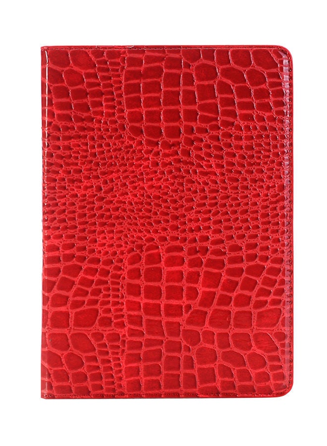 NIBEMINENT Crocodile Texture Horizontal Flip Leather For Apple iPad10.2 inchCover iPadPro 9.7 inch Red  - Image 1