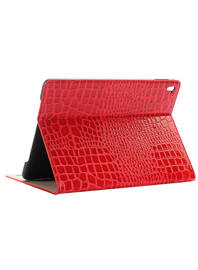 NIBEMINENT Crocodile Texture Horizontal Flip Leather For Apple iPad10.2 inchCover iPadPro 9.7 inch Red  - Image 4