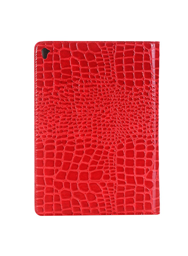 NIBEMINENT Crocodile Texture Horizontal Flip Leather For Apple iPad10.2 inchCover iPadPro 9.7 inch Red  - Image 2