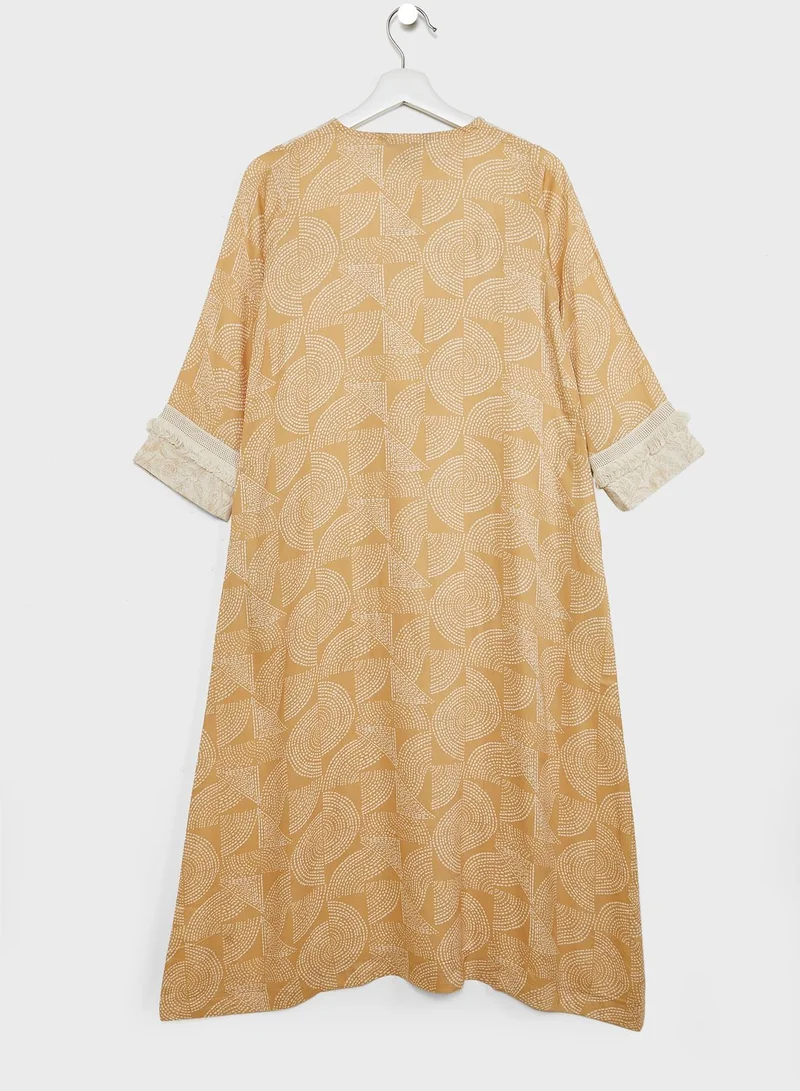 Nishat Linen Kids Printed Jalabiya