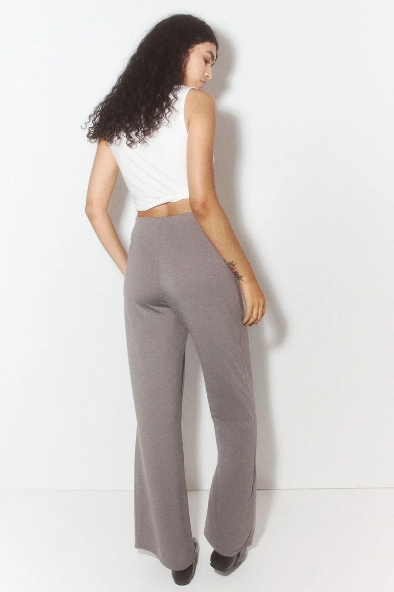 H&M Wide jersey trousers