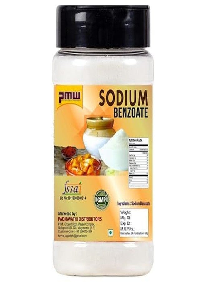 Pmw - Jar Pack - Sodium Benzoate - SB - Alkaline Salt - Food Preservative - 100g - Image 1