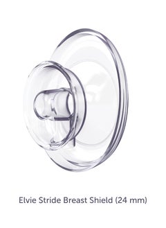 elvie Stride Electric Breast Pumps With 2 Pack Nipple Shield For Milk Breastfeeding Essentials, BPA Free And Dishwasher Safe- 24mm  - Image 1