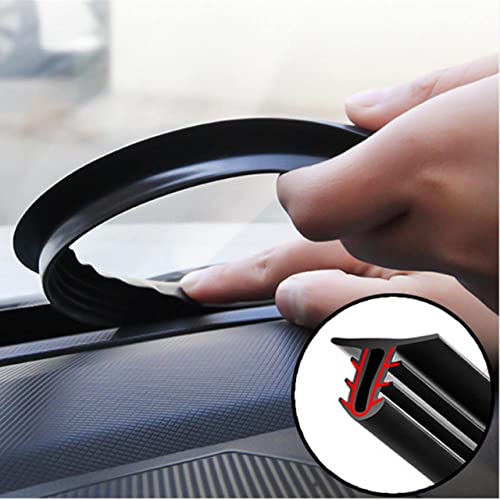Careflection Car Dash Board Wind Shield Sound, Odour, Smell, Horn, Noise,Vibration Proof Sealing Strips Stickers (1.6M, Pack of 1) Rubber Gap Seal U Type Insulation (10 Years Warranty) - Image 3