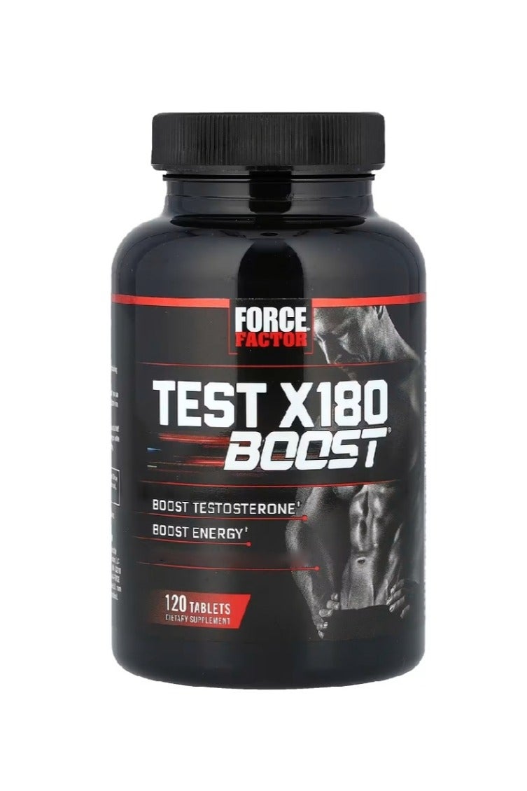 Force Factor Test X180 Boost for energy and Vitality 120 Tablets  - Image 1
