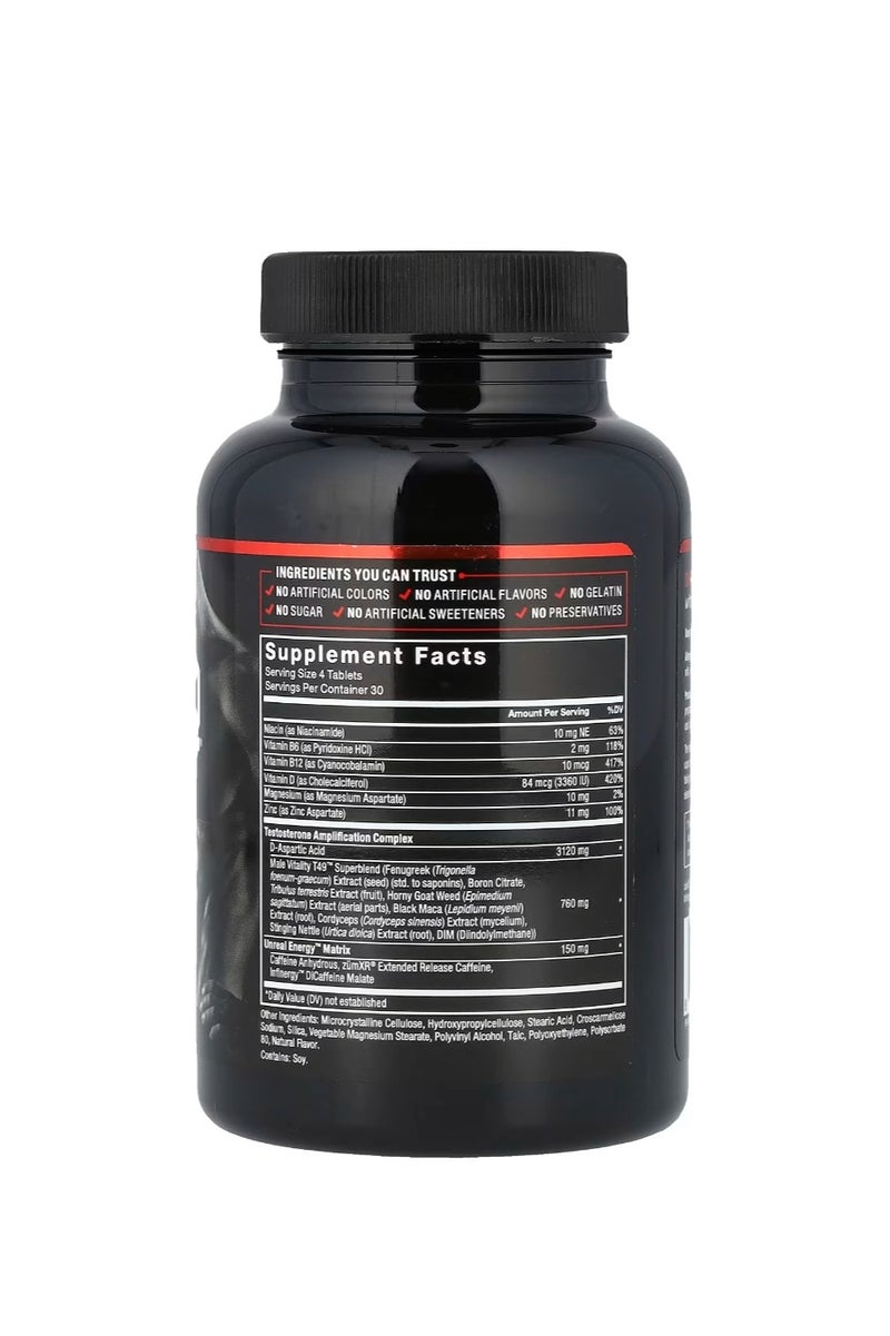 Force Factor Test X180 Boost for energy and Vitality 120 Tablets  - Image 2
