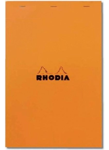 Rhodia - Bsc A7 Checkered Notepad Orange kpk 80gr - Image 1