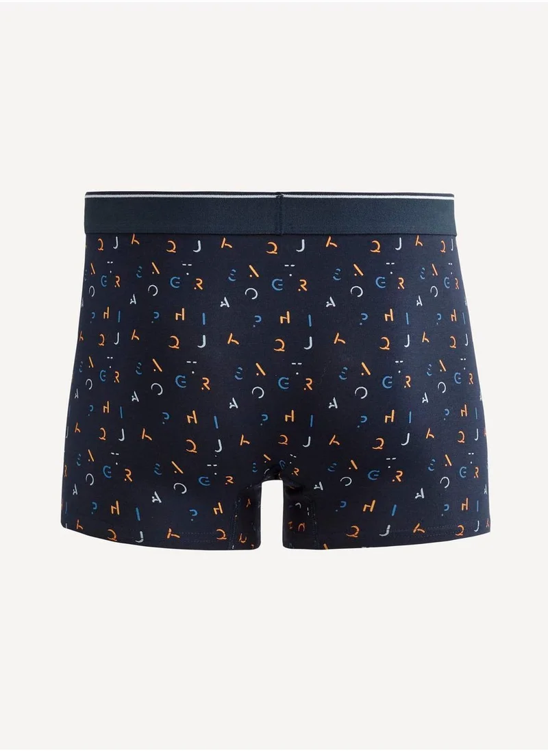 Celio Alphabets Print Trunks