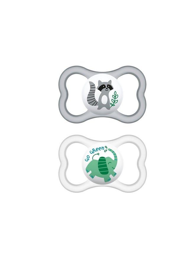 MAM Air Baby Pacifier For Sensitive Skin Sterilizer Caseunisex 16+ Months (Pack Of 2)  - Image 1