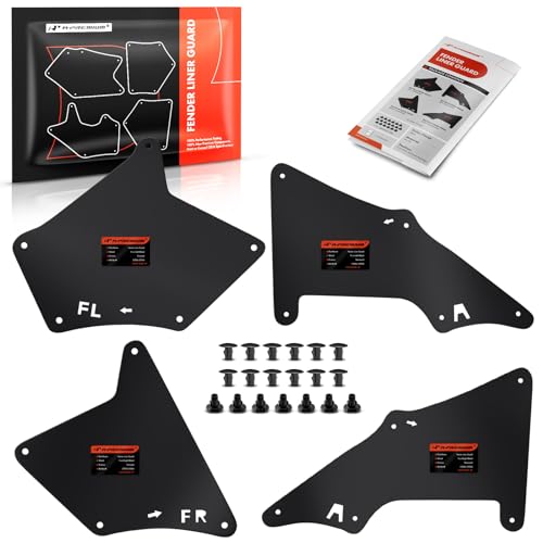 A-Premium Splash Guards Fender Liner Shields Compatible with Toyota 4Runner 2003-2009 FJ Cruiser 2007-2014 Land Cruiser Prado 2003-2019 Front Wheel Set of 4 - Image 1