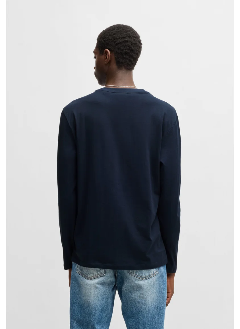 HUGO Cotton-jersey T-shirt with logo print