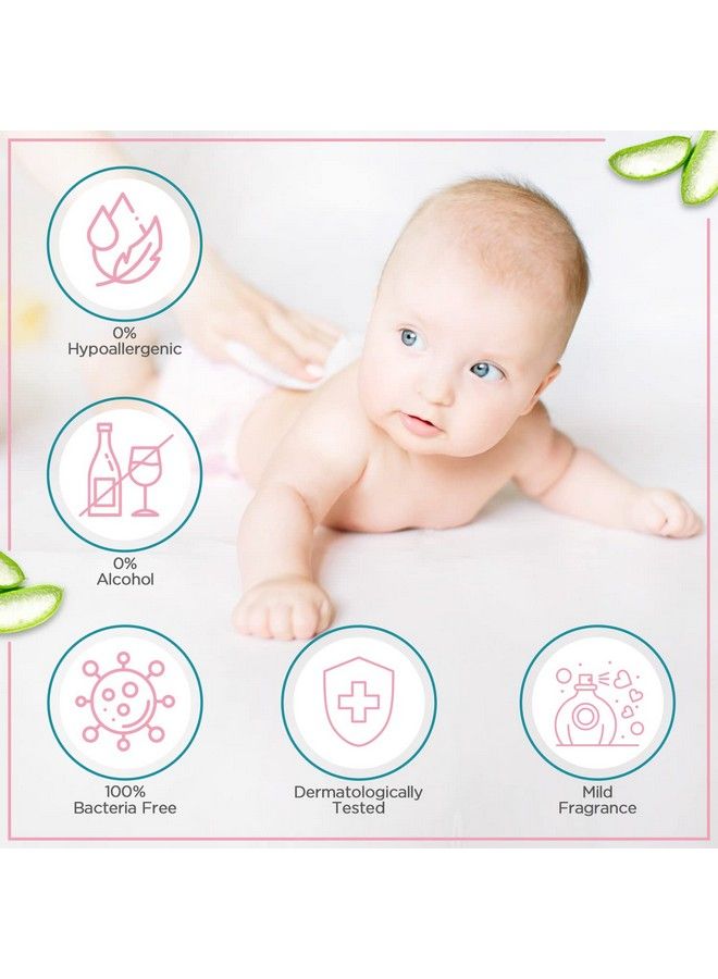mee mee Baby Gentle Wet Wipes With Aloe Vera Extracts ;72 Pcs; Pack Of 1 - Image 4
