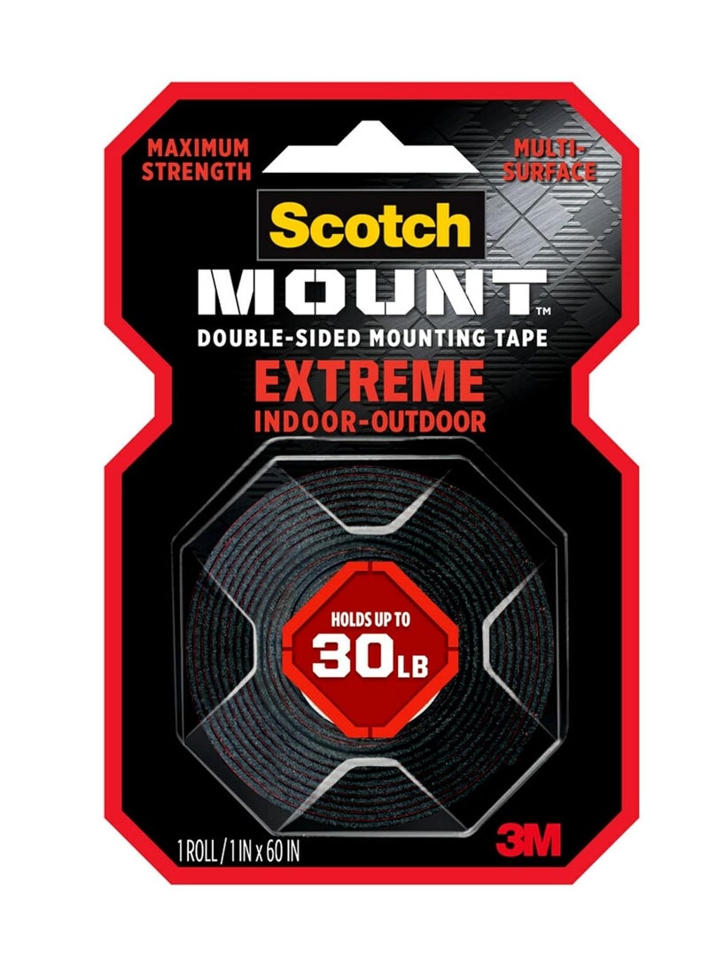 Scotch  Scotch Extremely Strong Mounting Tape Black 