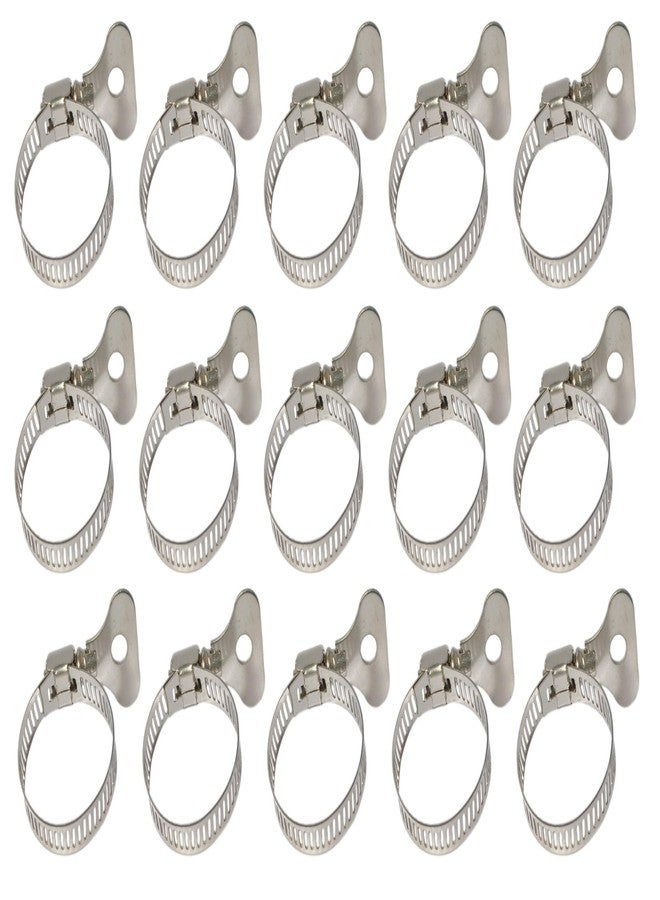 ES EKSAFAR ESEKSAFAR Adjustable Butterfly SS Hose Clamp/Pipe clip (15, 1.25" inch) - Image 1