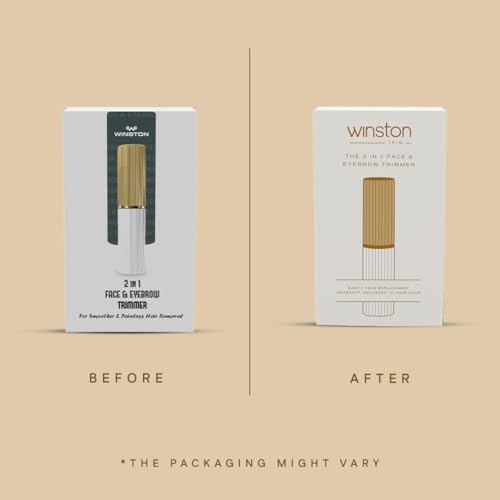 Winston Rechargeable Electric 2-in-1 Face and Eyebrow Trimmer for Women - 90 Min | Multi-Grooming Trimmer for Eyebrow and Facial hair - Image 2