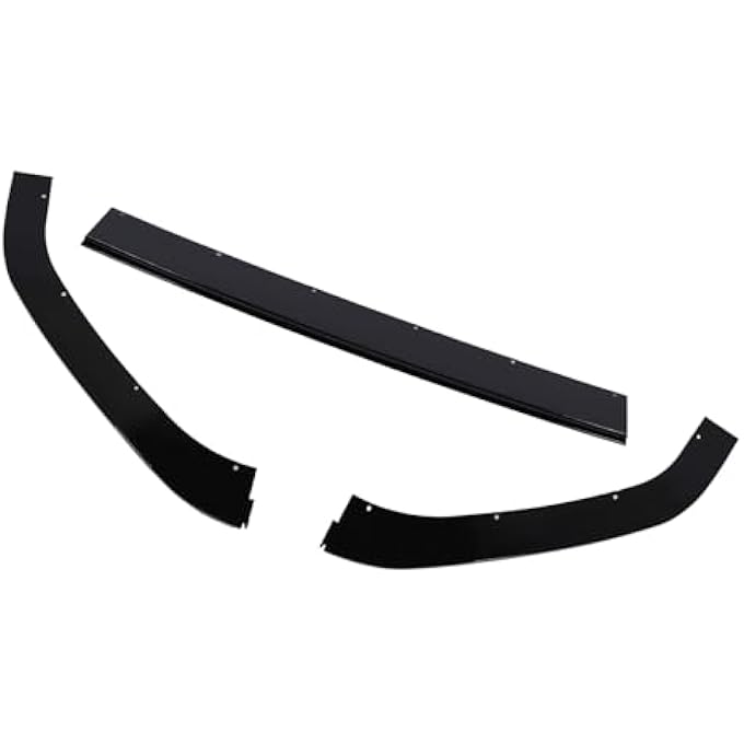 Torvex Front Splitter, Compatible with MK7.5 2017 to 2020, TCR Style Bumper Lip Canard, Gloss Black Spoiler Extension - Image 5