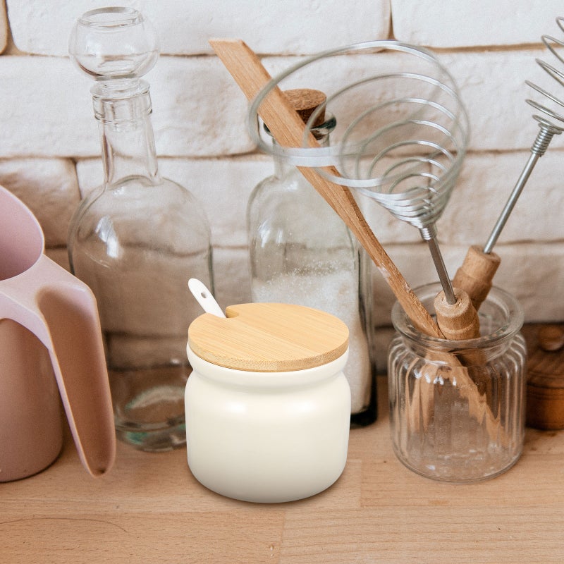 1 Set of Adorable Spice Container with Scoop Spice Storage Jar Delicate Condiment Container - Image 4