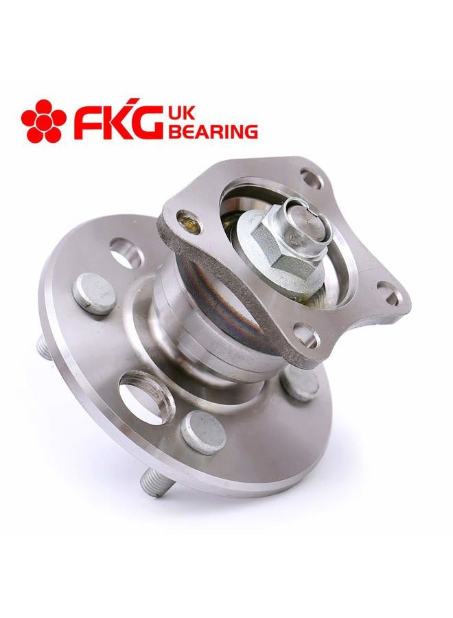 FKG 512018 Rear Wheel Bearing Hub Assembly fit for 1993-2002 Toyota Corolla, 1998-2002 Chevy Prizm, 1993-1997 Geo Prizm, 4 Lugs 4 Bolt Non Abs Set of 2 - Image 3