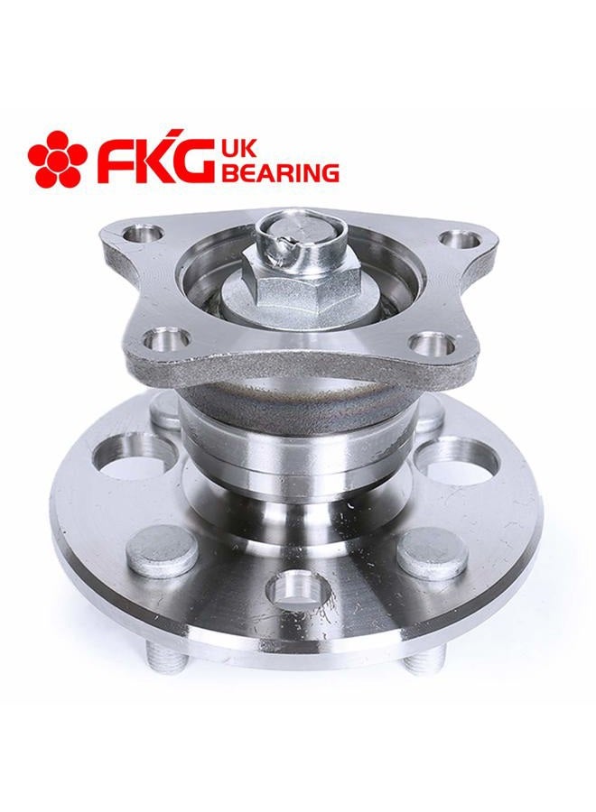 FKG 512018 Rear Wheel Bearing Hub Assembly fit for 1993-2002 Toyota Corolla, 1998-2002 Chevy Prizm, 1993-1997 Geo Prizm, 4 Lugs 4 Bolt Non Abs Set of 2 - Image 2