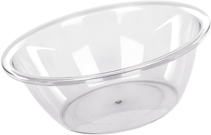 HEEPDD Transparent Plastic Wash Basin, Round Clear Washbasin for Face, Laundry, and Vegetables, Large Capacity and Space Saving Design Transparent Plastic Wash Basin, Thicken Nan (Large) - Image 4