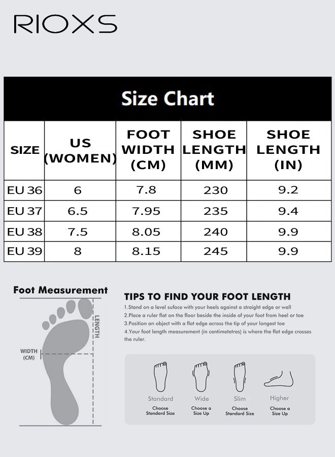 ريوكس أحذية تطريز الزهور المجوفة في الصيف، أحذية بطول 4.5 سم ثخينة -حذاء محسن للسيدات، أحذية تنس متشابكة قابلة للتنفس للنساء، أحذية لادي خفيفة الوزن للمشي، أحذية الموضة النسائية للعمل المكتبي أعمال حفلات الزفاف المواعدة والتسوق، الأحذية البيج - Image 4