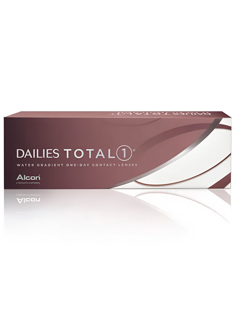 DAILIES Medical lenses Dailies Total One Measuring -2.75 degree  to correct vision Transparent lens Packag with 30 daily lenses  - Image 1