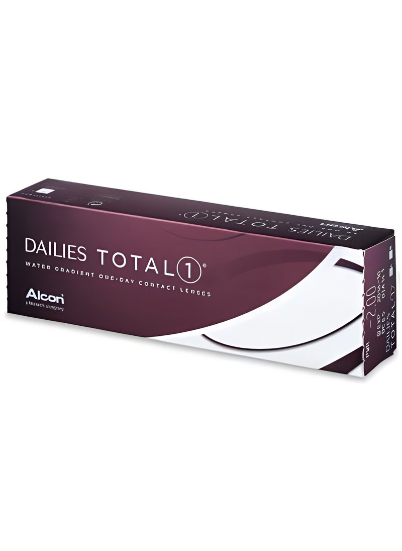 DAILIES Medical lenses Dailies Total One Measuring -2.75 degree  to correct vision Transparent lens Packag with 30 daily lenses  - Image 2