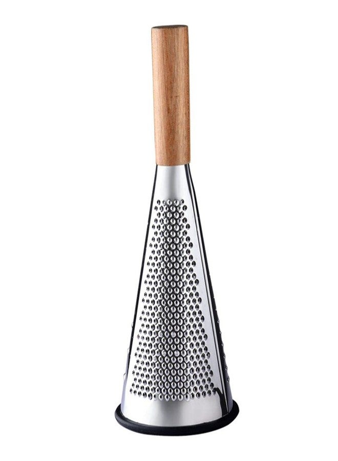 Kopida Stainless Steel Cheese Grater - Cone 3 Sided | Three Sides for Coarse, Medium and Fine Grating. Also Suitable as a Lemon & Lime Zester - Image 1