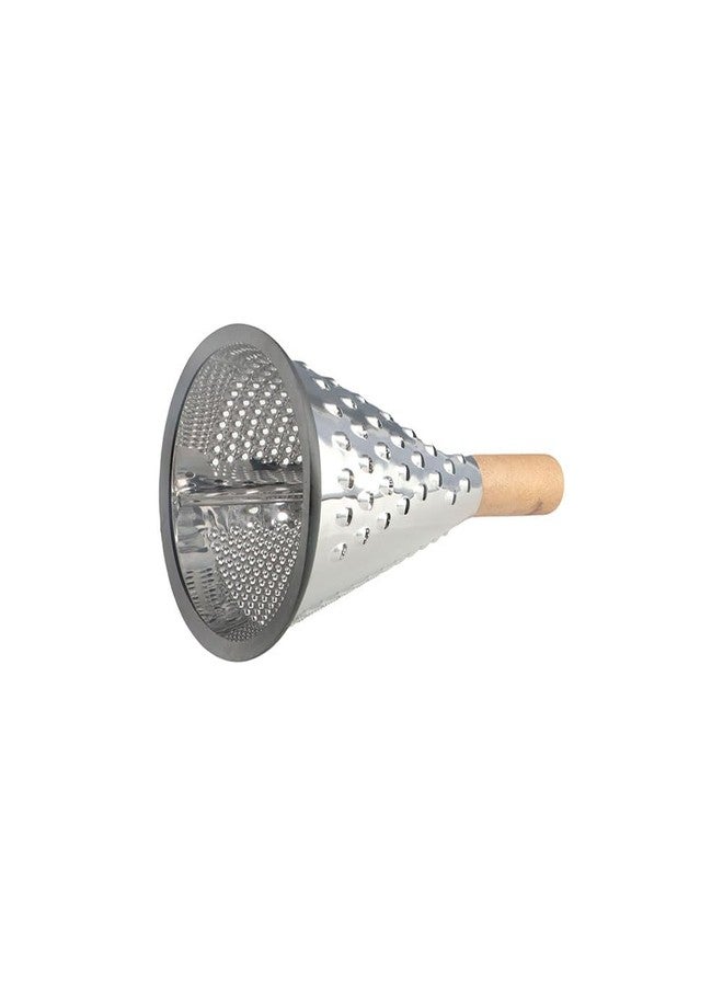 Kopida Stainless Steel Cheese Grater - Cone 3 Sided | Three Sides for Coarse, Medium and Fine Grating. Also Suitable as a Lemon & Lime Zester - Image 3