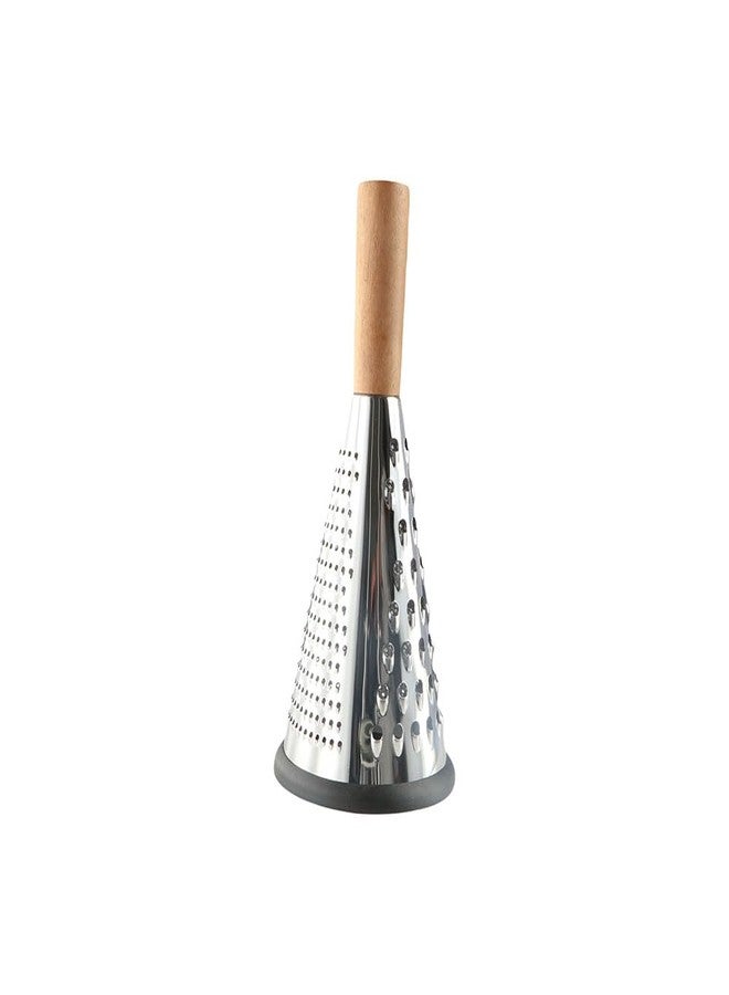 Kopida Stainless Steel Cheese Grater - Cone 3 Sided | Three Sides for Coarse, Medium and Fine Grating. Also Suitable as a Lemon & Lime Zester - Image 2