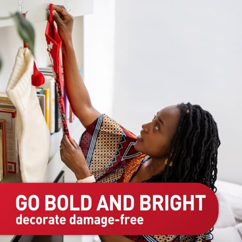 Command Medium Wire Toggle Hooks, 35 Hooks and 40 Command Strips, Damage-Free Hanging Wall Hooks with Adhesive Strips, Adhesive Hooks for Hanging Christmas Decorations, Holds up to 2 lb - Image 3