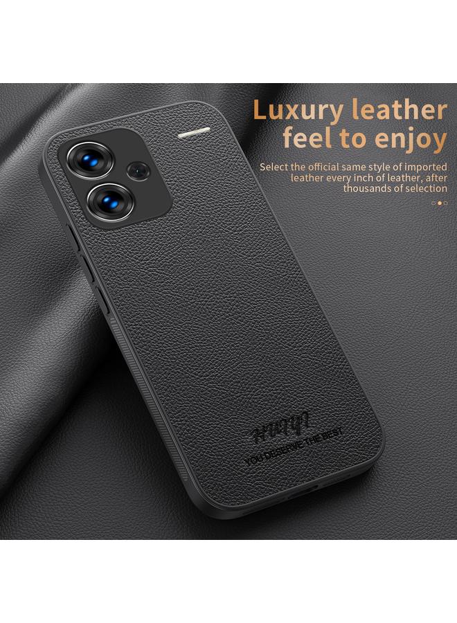 S-TOP Case For Redmi Note 13 Pro+ HUIYI Leather Magnetic Phone Case - Image 2