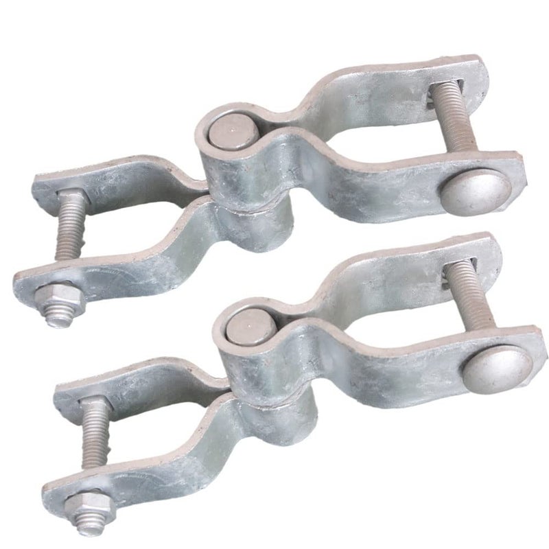 138 Chain Link Fence Post Hinge Galvanized Steel Zinc Plated Pipe Hinge for Gate and Fence Frame