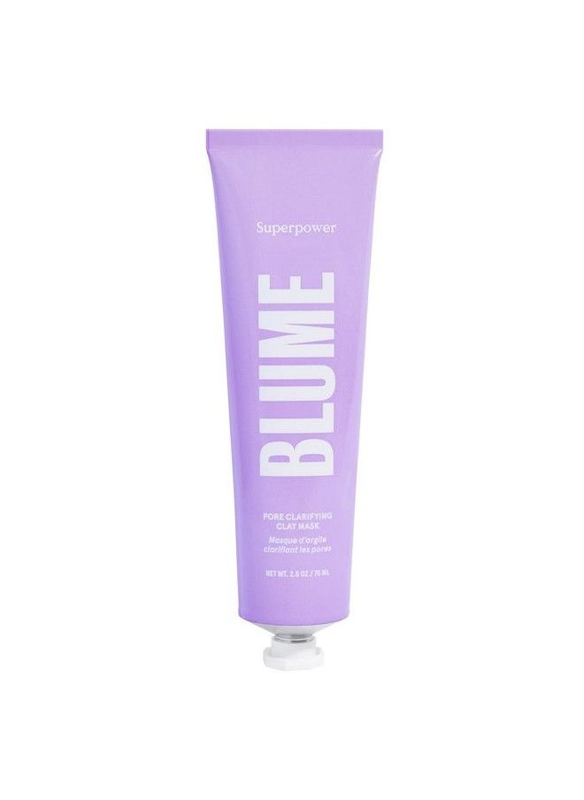 Blume - Superpower Clay Mask Bentonite + Kaolin Clay Pore Cleansing Mask Vegan Brightening + Refining Pore Minimizer Face Mask For All Skin Types (75G) - Image 1