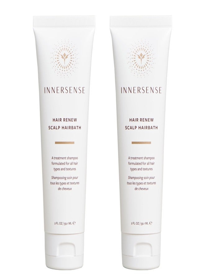 INNERSENSE Organic Beauty - Hair Renew Scalp Hairbath | Cleansing, Balancing, Moisturizing | Non-Toxic, Cruelty-Free, Clean Haircare (2 Pack - 2 fl oz | 59.1 mL each) - Image 1