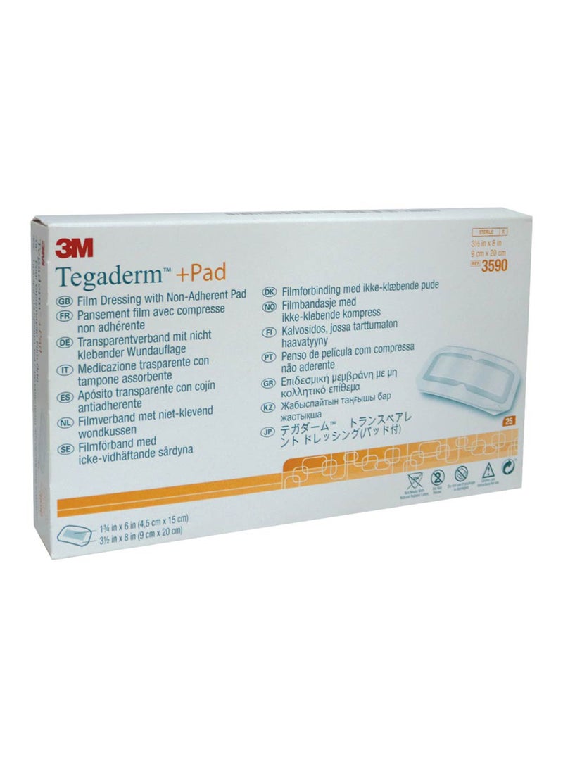 3M Tegaderm+ Pad 9 Cm X 20 Cm 25'S